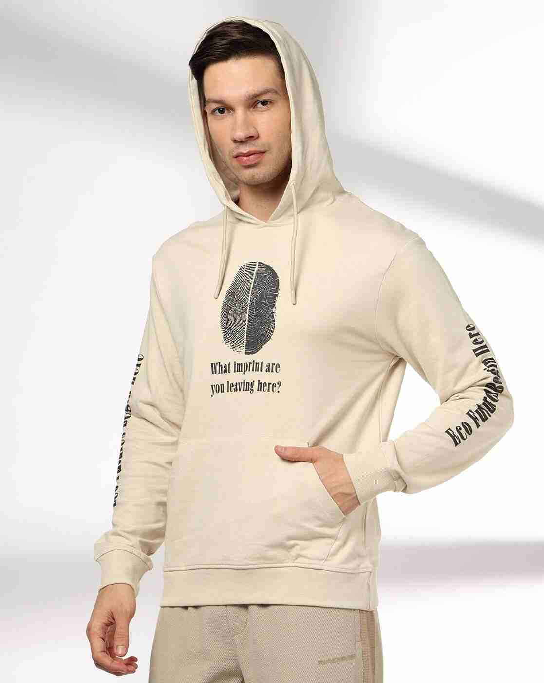 Teamspirit | Men Graphic Print Regular Fit Cotton Hoodie|0
