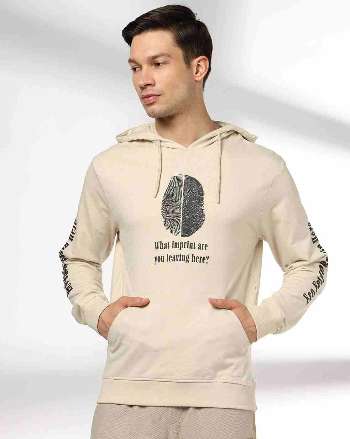 Teamspirit | Men Graphic Print Regular Fit Cotton Hoodie|3