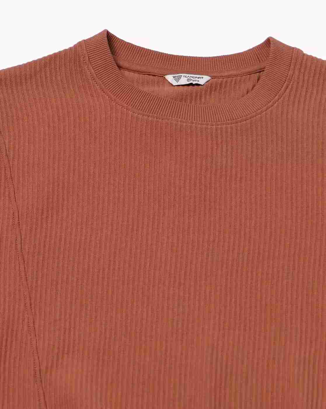 Teamspirit | Men Patterned Regular Fit Crew-Neck Sweatshirt|4
