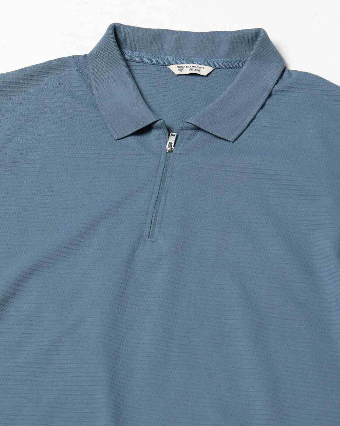 Teamspirit | Men Striped Regular Fit Polo T-Shirt|4