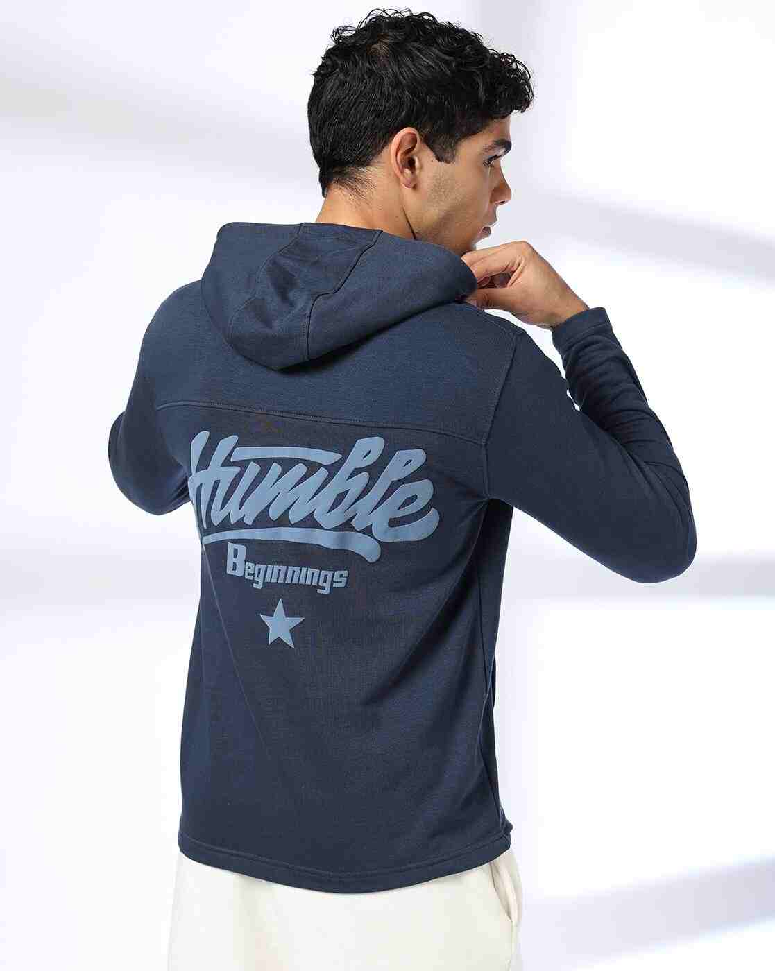 Teamspirit | Men Typographic Print Regular Fit Hoodie|0