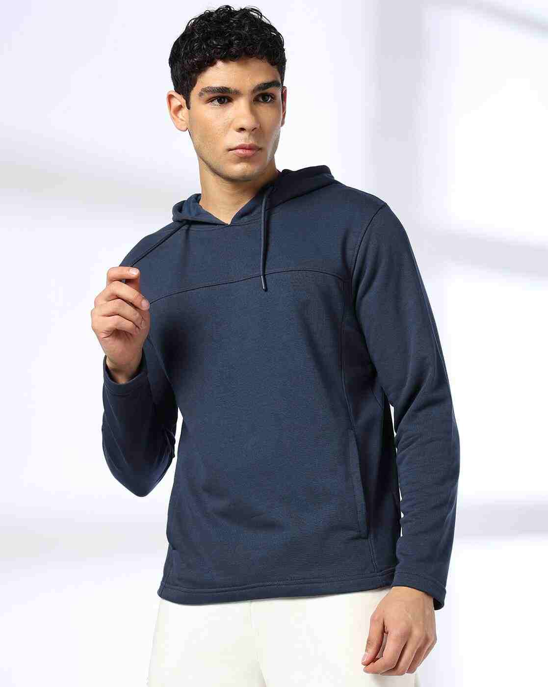 Teamspirit | Men Typographic Print Regular Fit Hoodie|1