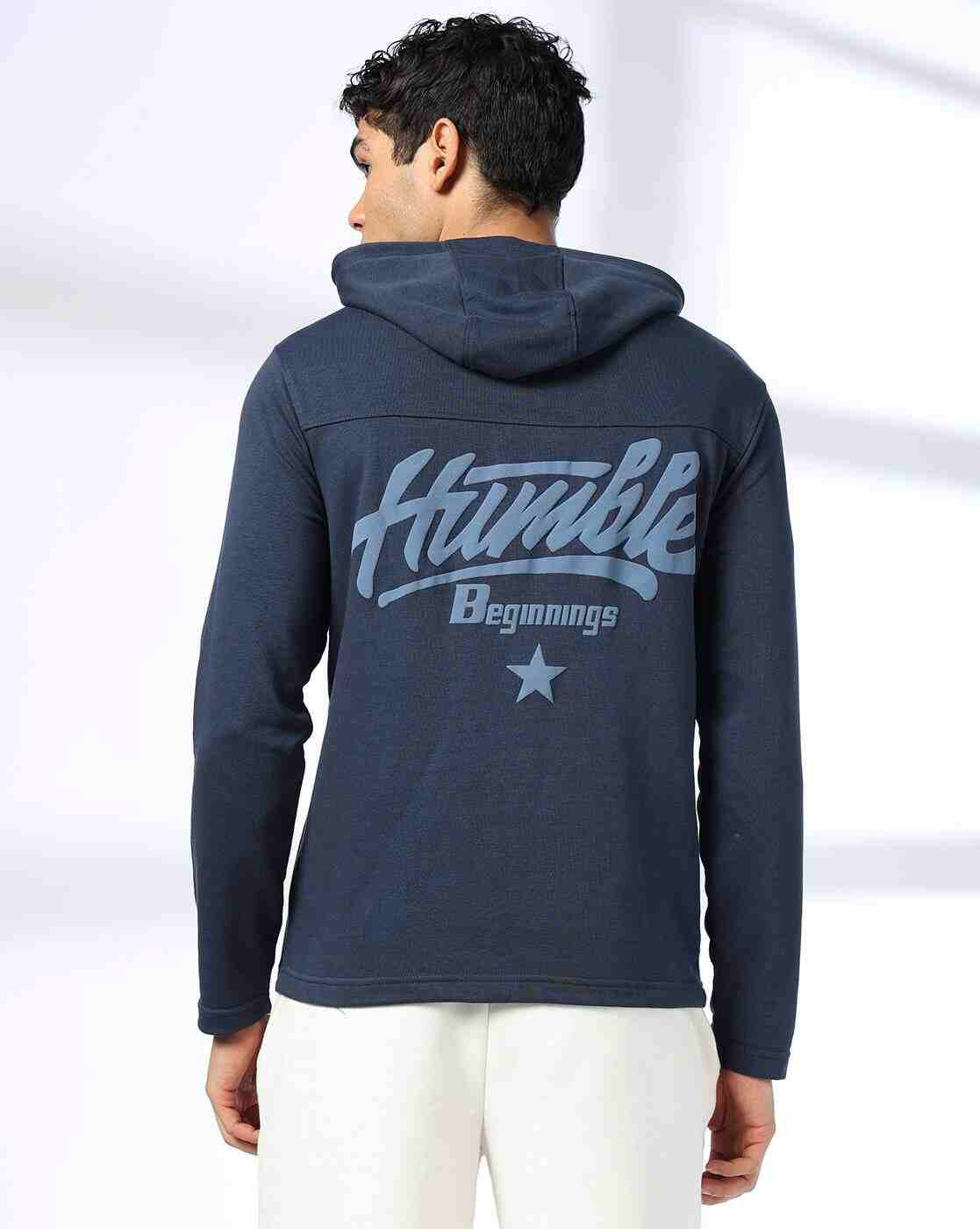 Teamspirit | Men Typographic Print Regular Fit Hoodie|3