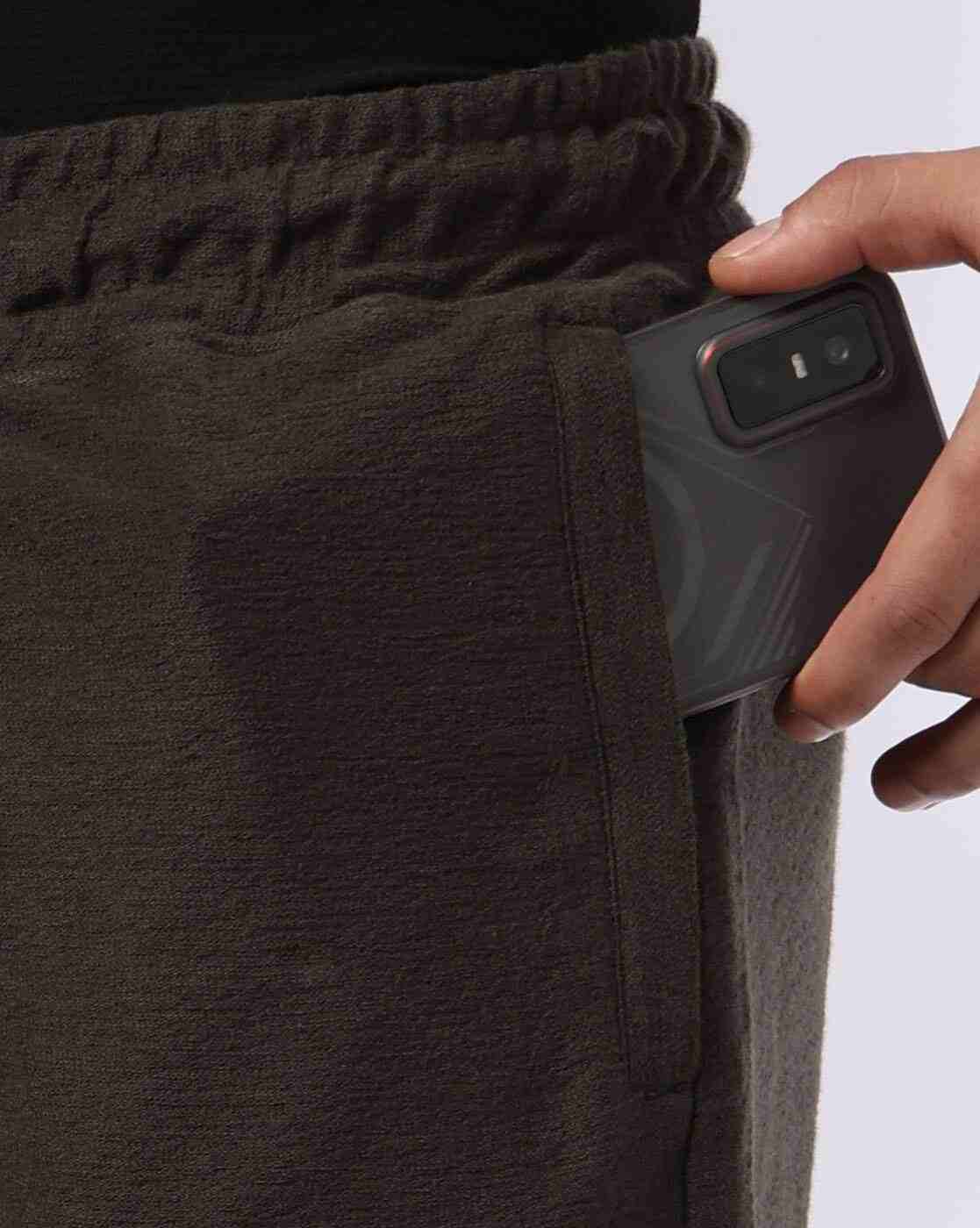 Teamspirit | Men Cord Embroidered Regular Fit Shorts|3