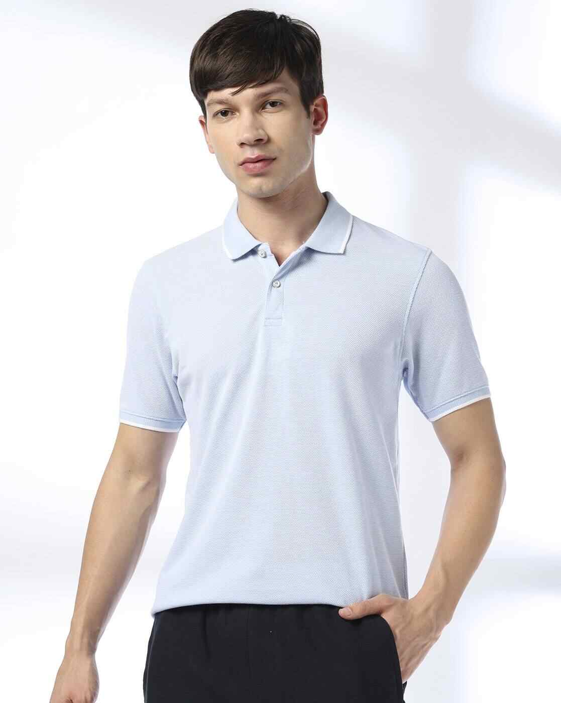 Men Slim Fit Polo T-Shirt