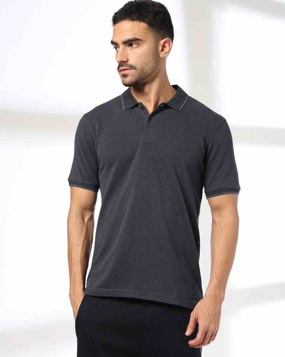 Men Slim Fit Polo T-Shirt