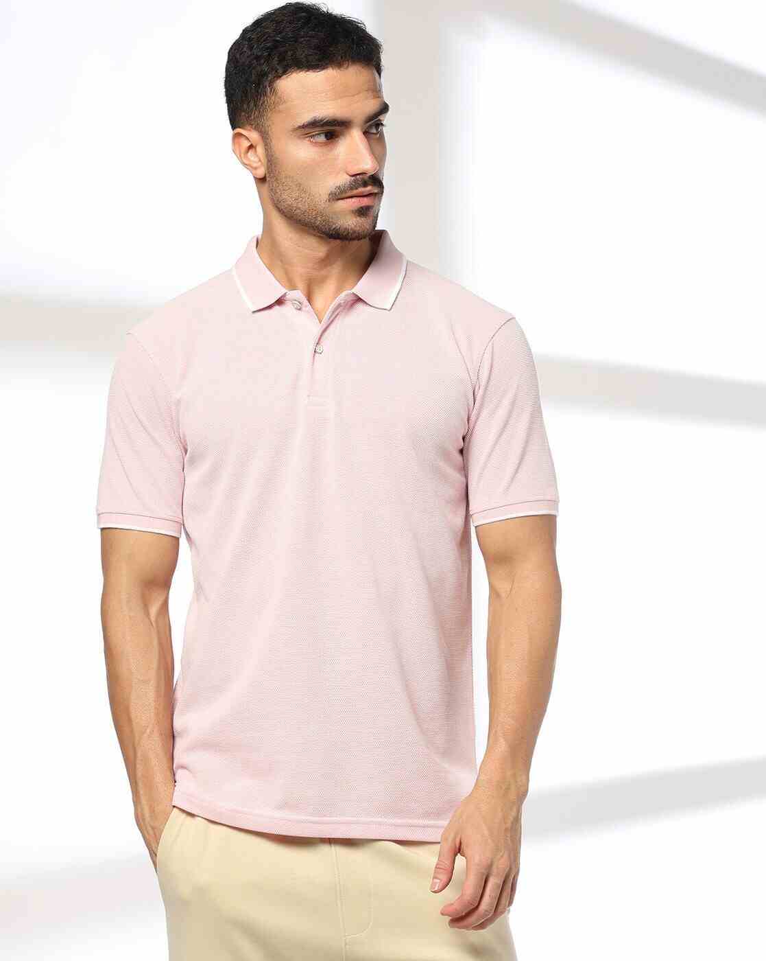 Men Slim Fit Polo T-Shirt