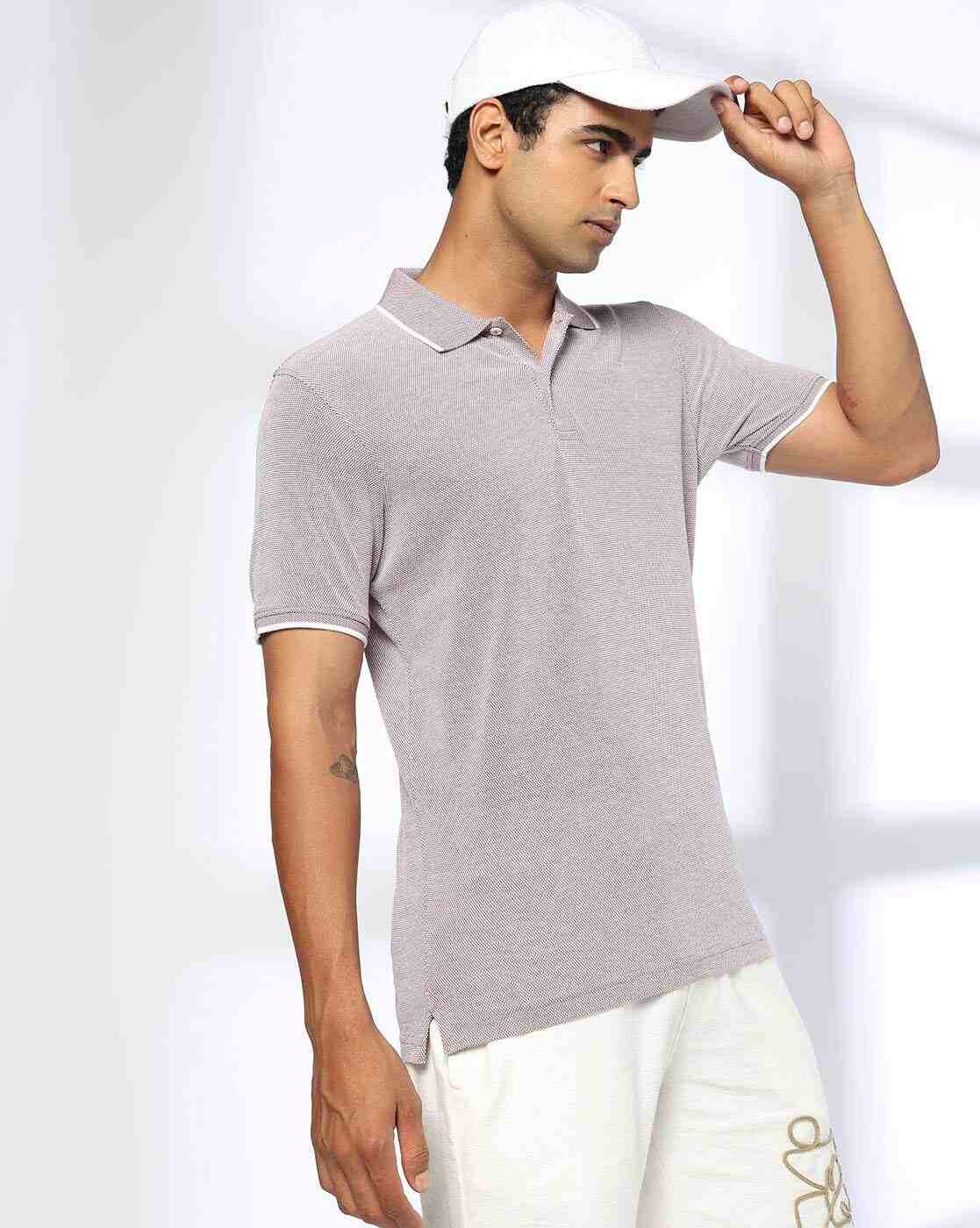Men Slim Fit Polo T-Shirt