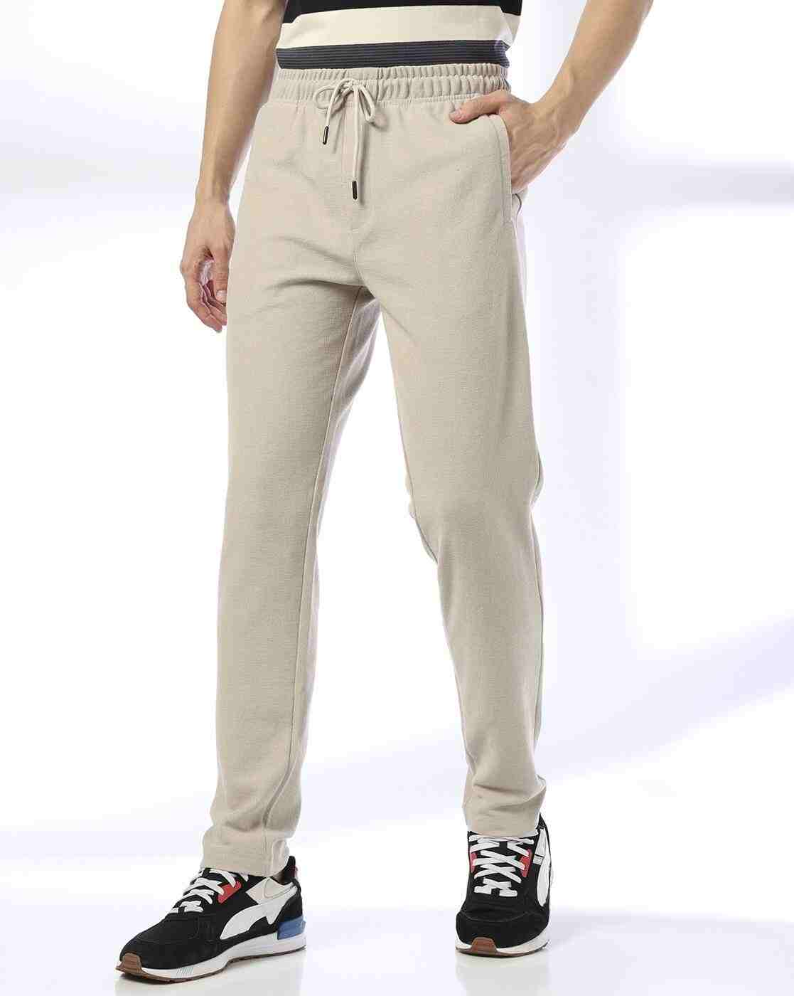 Men Mid-Rise Regular Fit Track Pants