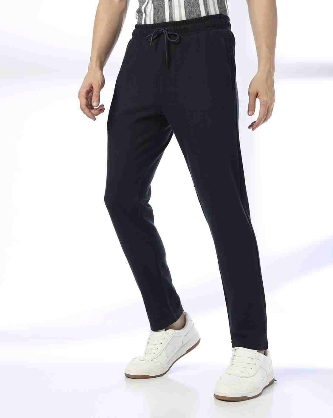 Men Mid-Rise Regular Fit Track Pants