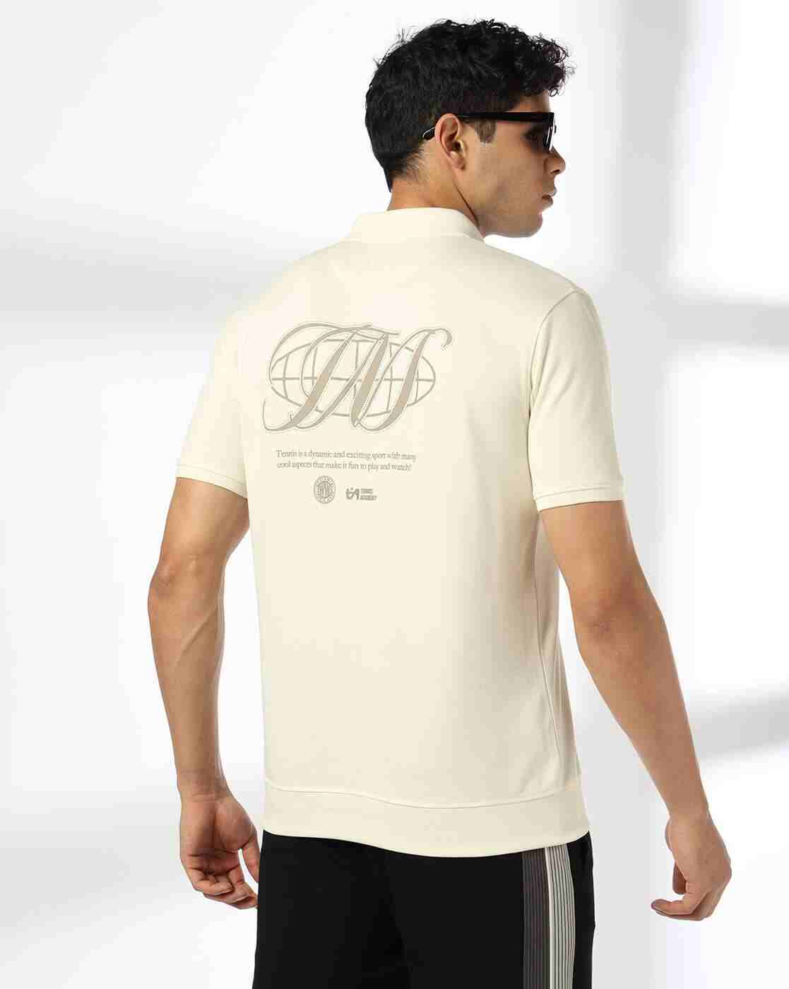 Teamspirit | Men Typographic Print Regular Fit Polo T-Shirt|0