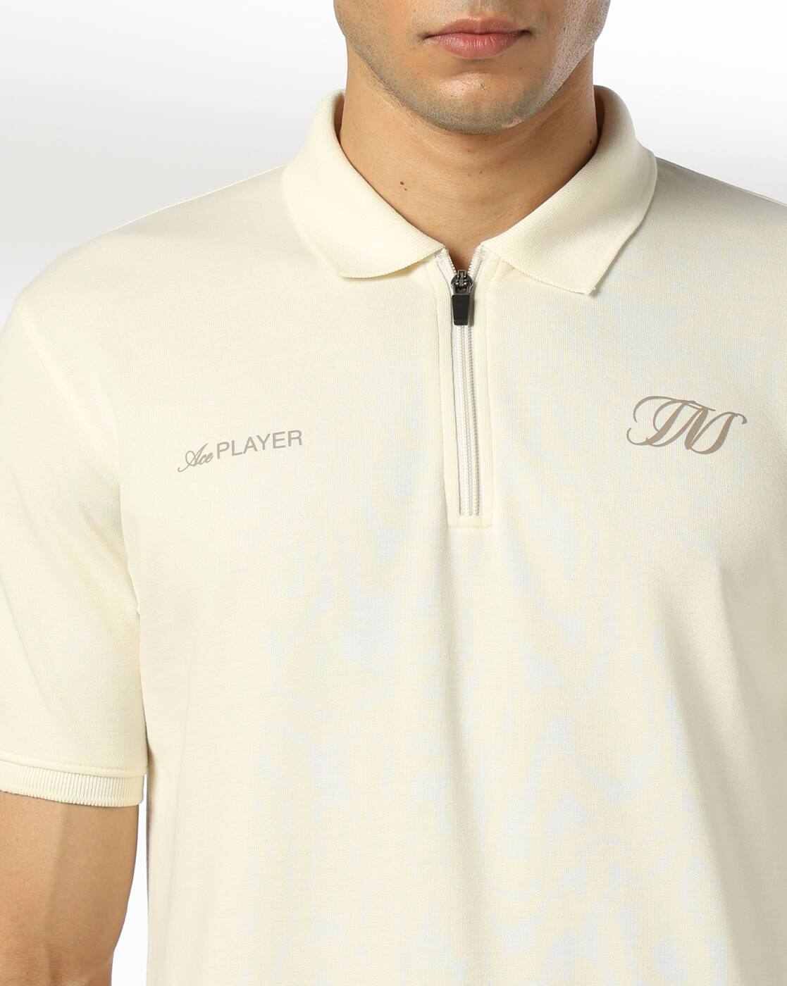 Teamspirit | Men Typographic Print Regular Fit Polo T-Shirt|4