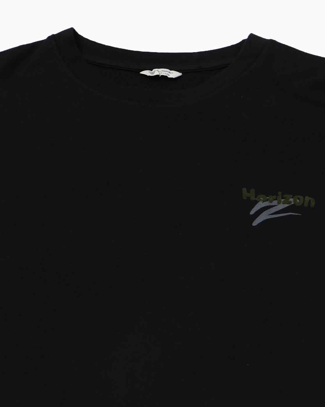 Teamspirit | Men Typographic Print Boxy Fit Crew-Neck T-Shirt|5