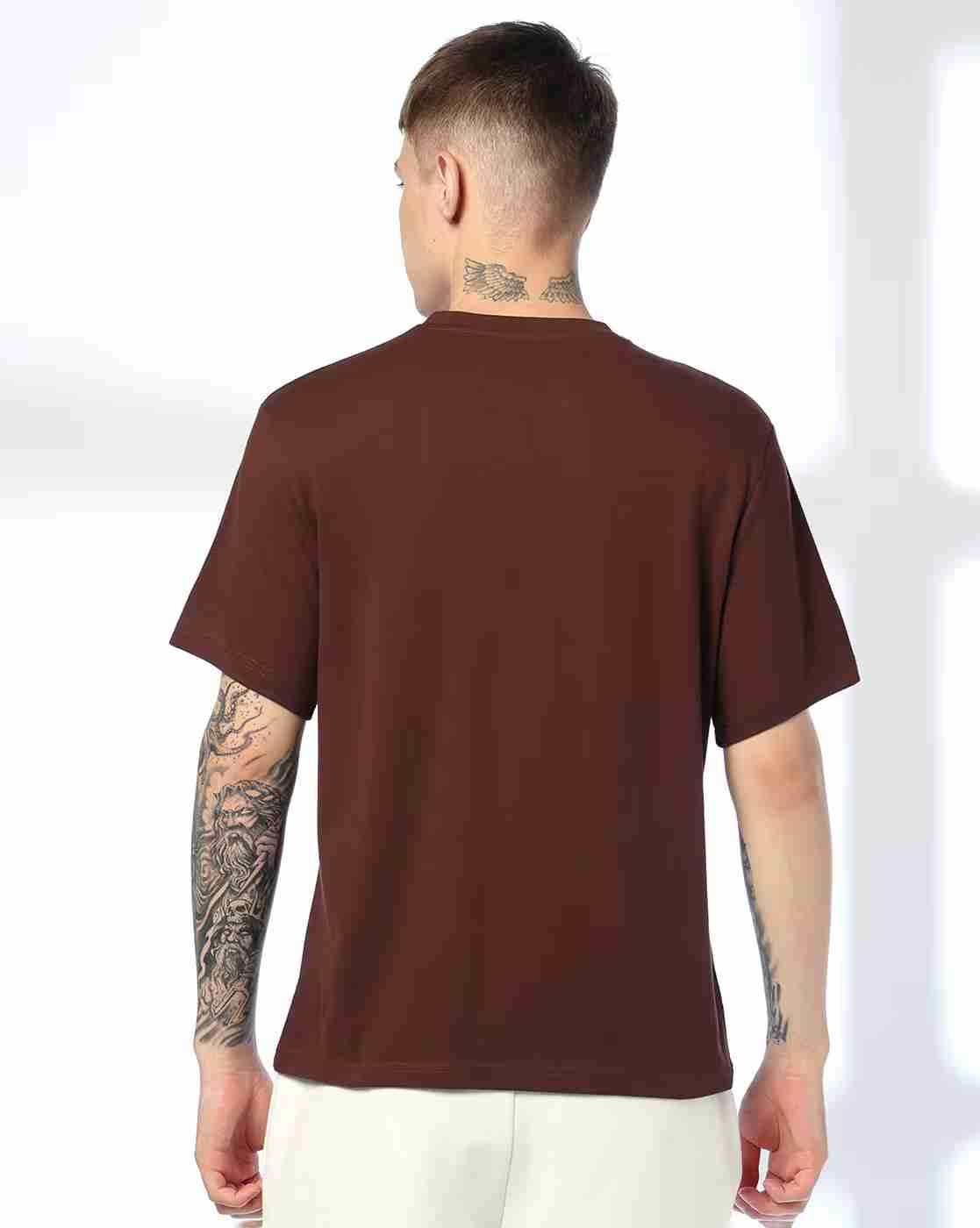 Teamspirit | Men Statement Chest Print Regular Fit Crew-Neck T-Shirt|2