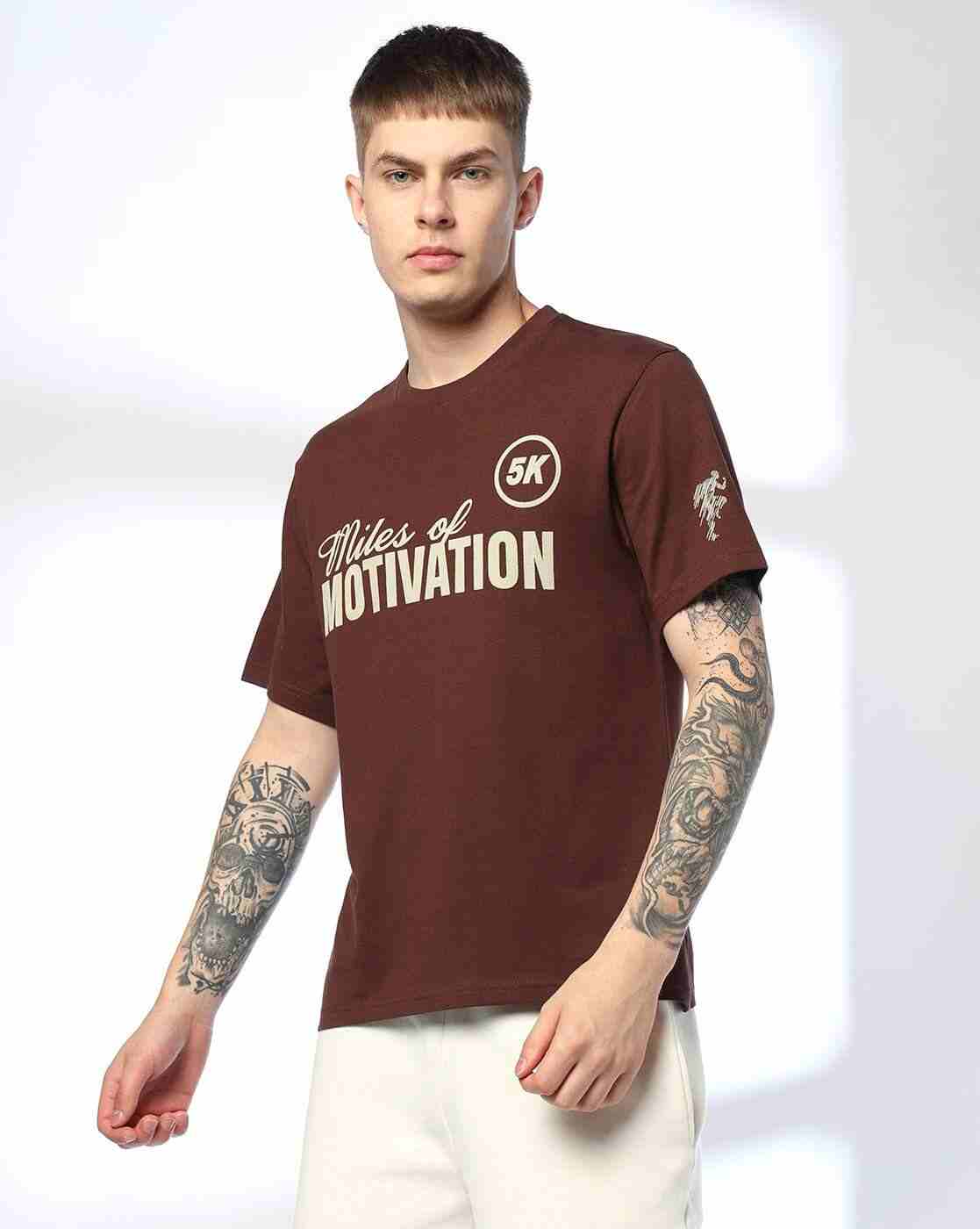 Teamspirit | Men Statement Chest Print Regular Fit Crew-Neck T-Shirt|3