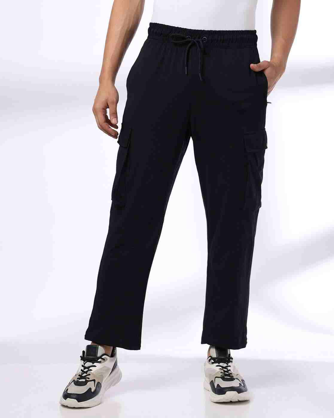 Men Loose Fit Joggers with Cargo Pockets