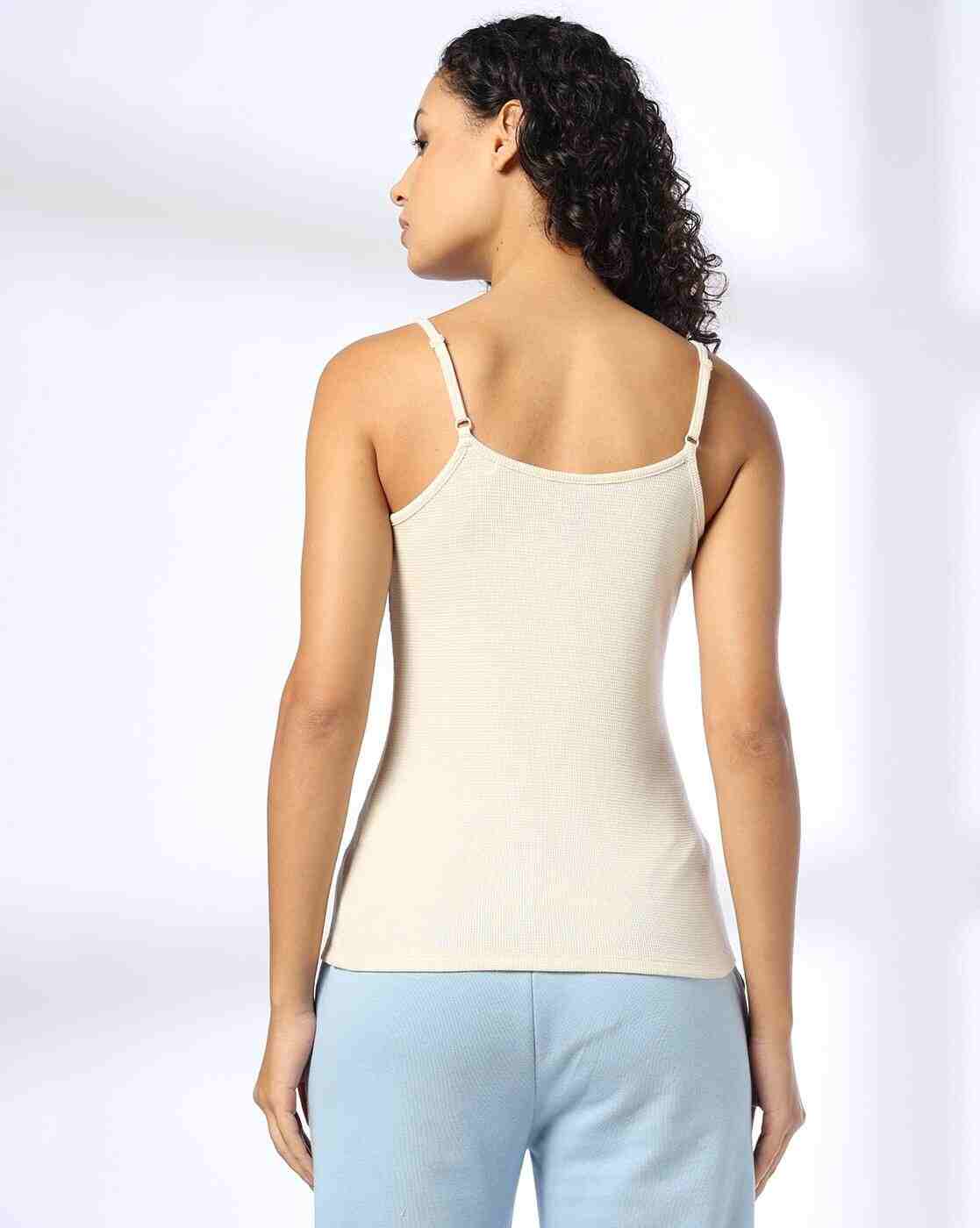 Teamspirit | Waffle-Knit Camisole with Adjustable Strap|2