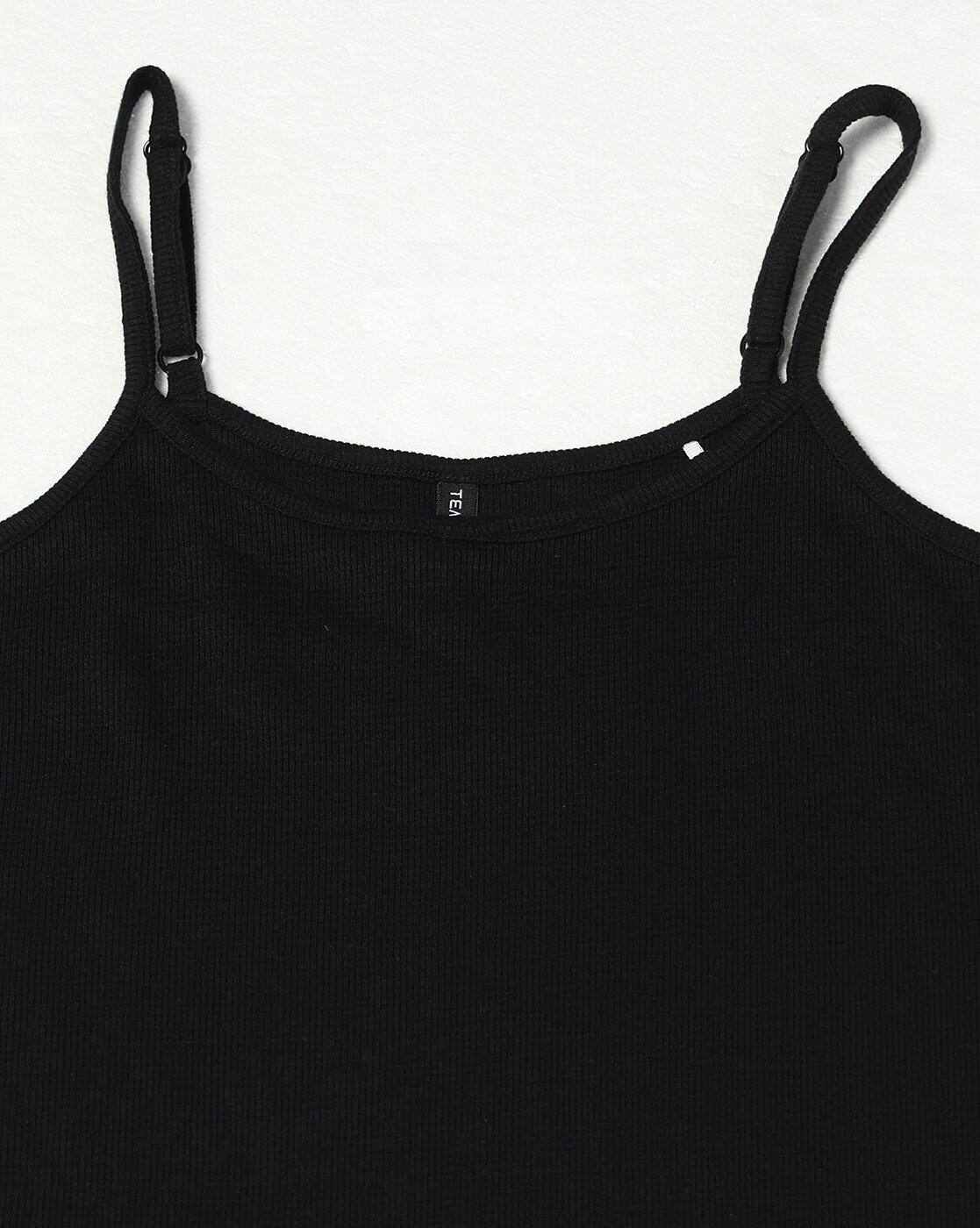 Teamspirit | Waffle-Knit Camisole with Adjustable Strap|4