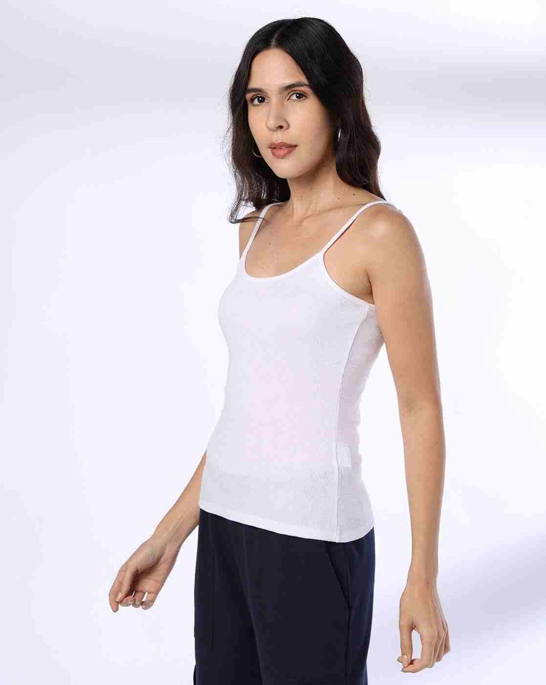 Teamspirit | Waffle-Knit Camisole with Adjustable Strap|1