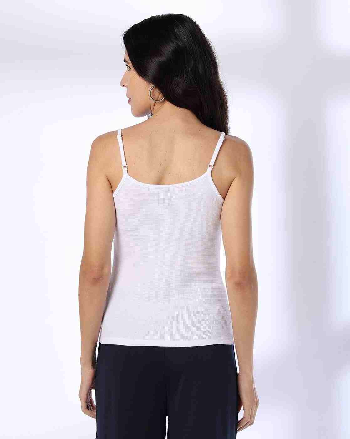Teamspirit | Waffle-Knit Camisole with Adjustable Strap|2