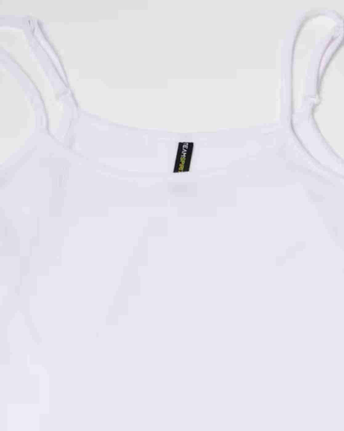 Teamspirit | Waffle-Knit Camisole with Adjustable Strap|4