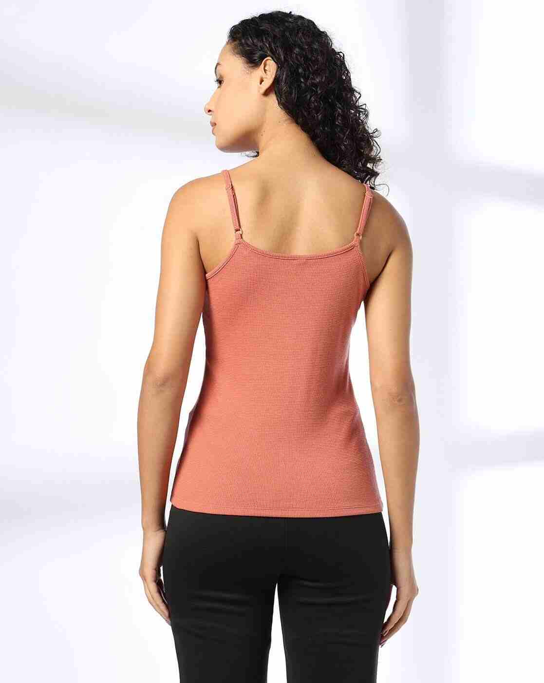 Teamspirit | Waffle-Knit Camisole with Adjustable Strap|2