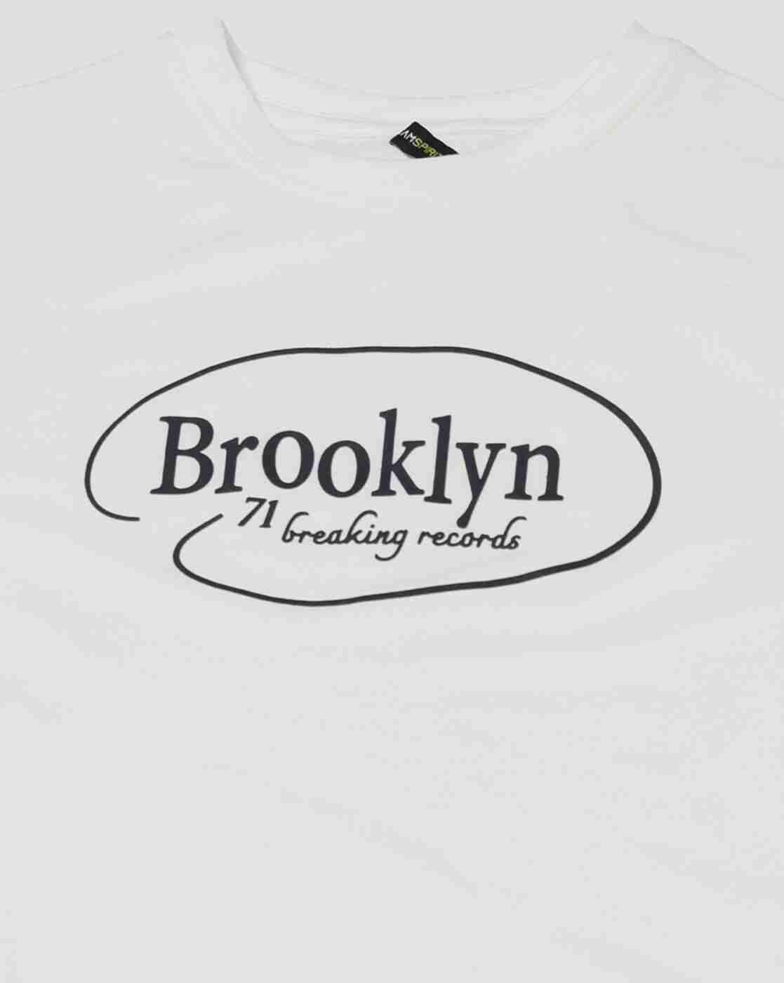 Teamspirit | Women Brand Print Boxy Fit Crew-Neck T-Shirt|5