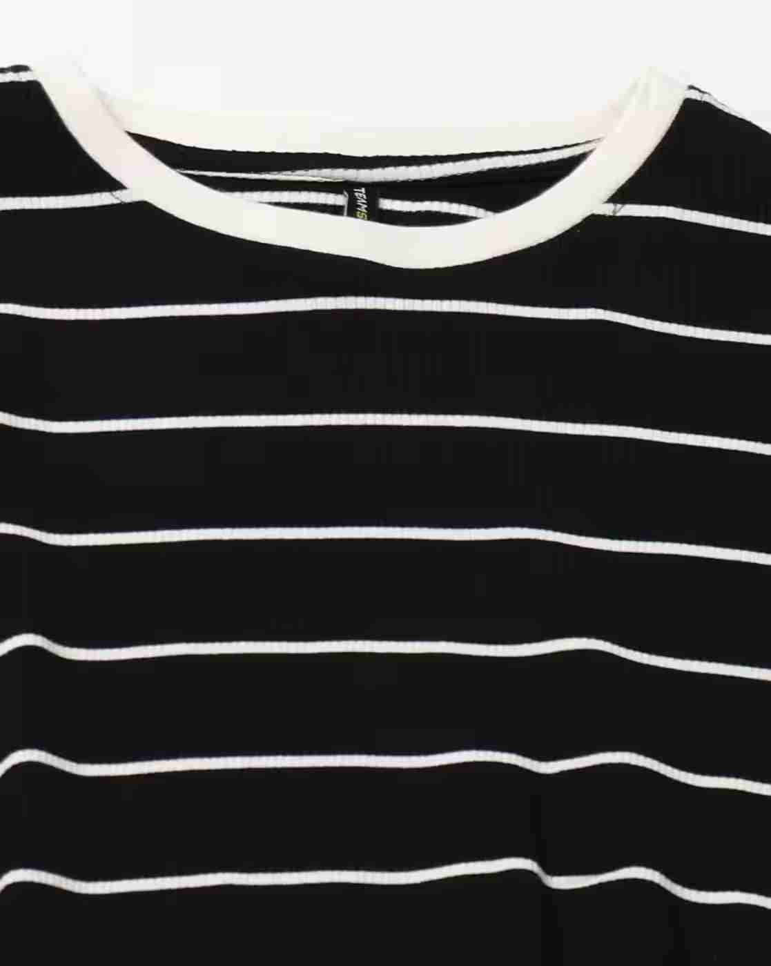 Teamspirit | Women Striped Crew-Neck T-Shirt|4