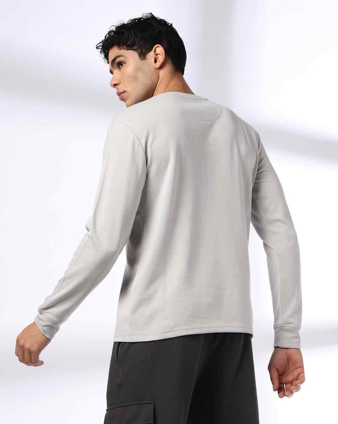 Teamspirit | Men Regular Fit Crew-Neck T-Shirt with Bonded Zipper Detail|2