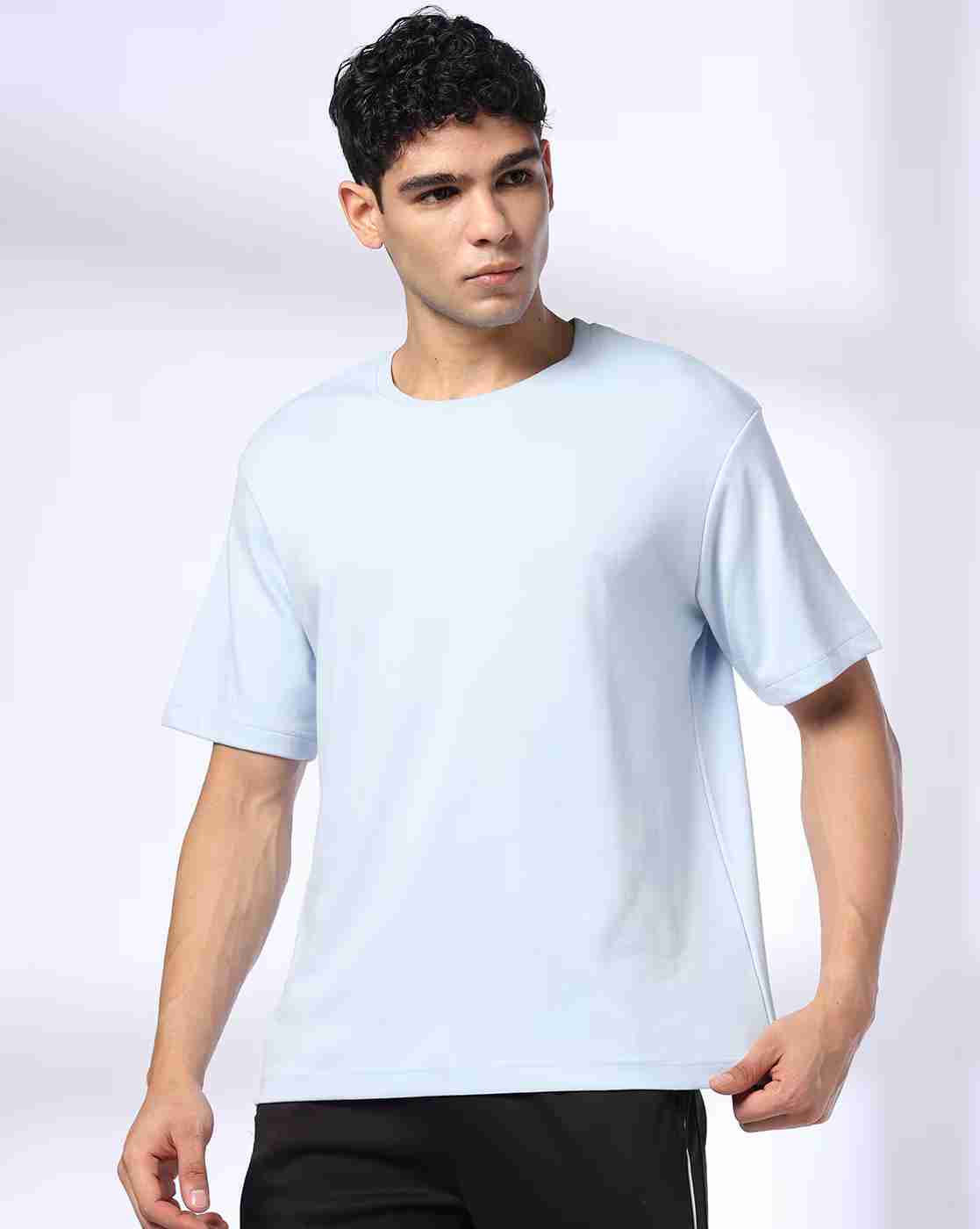 Men Regular Fit Crew-Neck T-Shirt