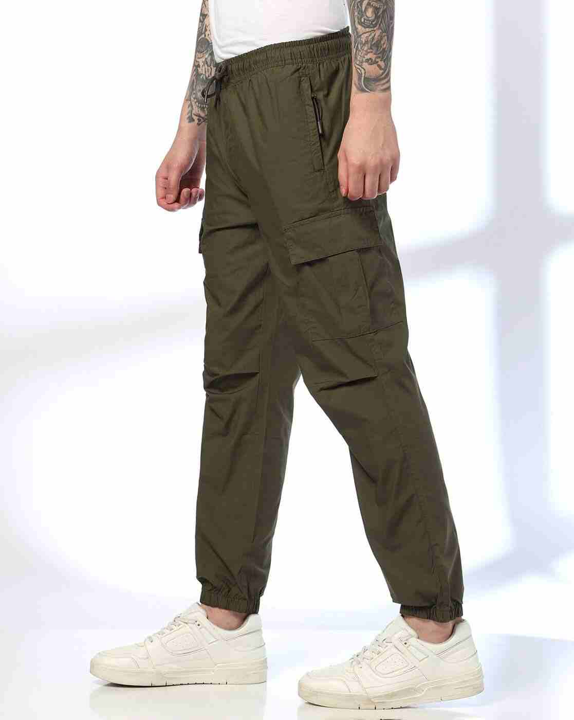 Teamspirit | Men Cargo Joggers with Drawstring Waist|1