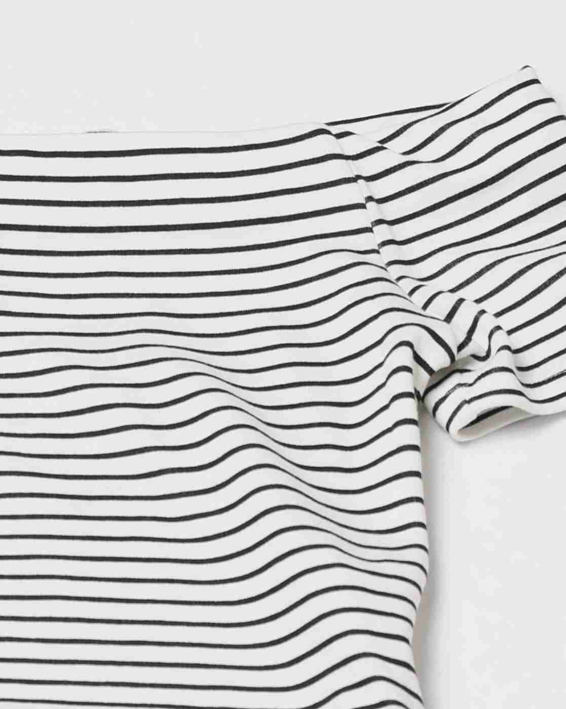 Teamspirit | Women Striped Fitted Top|3