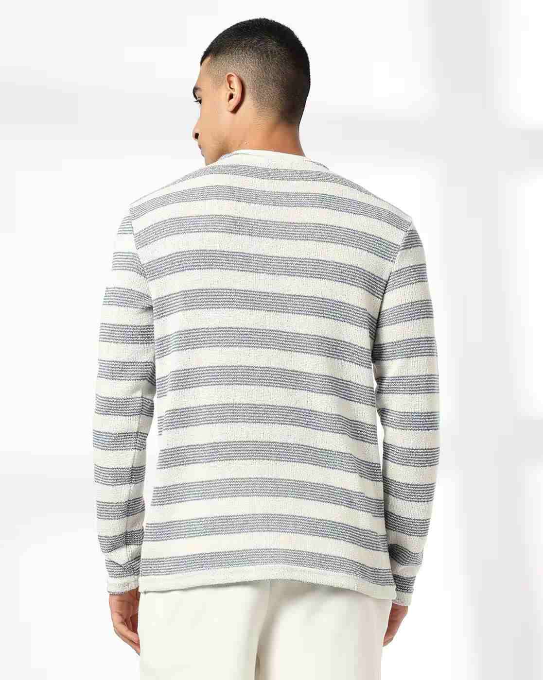 Teamspirit | Men Striped Regular Fit Crew-Neck T-Shirt|2