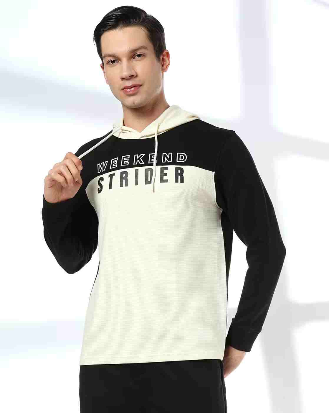 Teamspirit | Men Colourblock Regular Fit Hooded T-Shirt|0