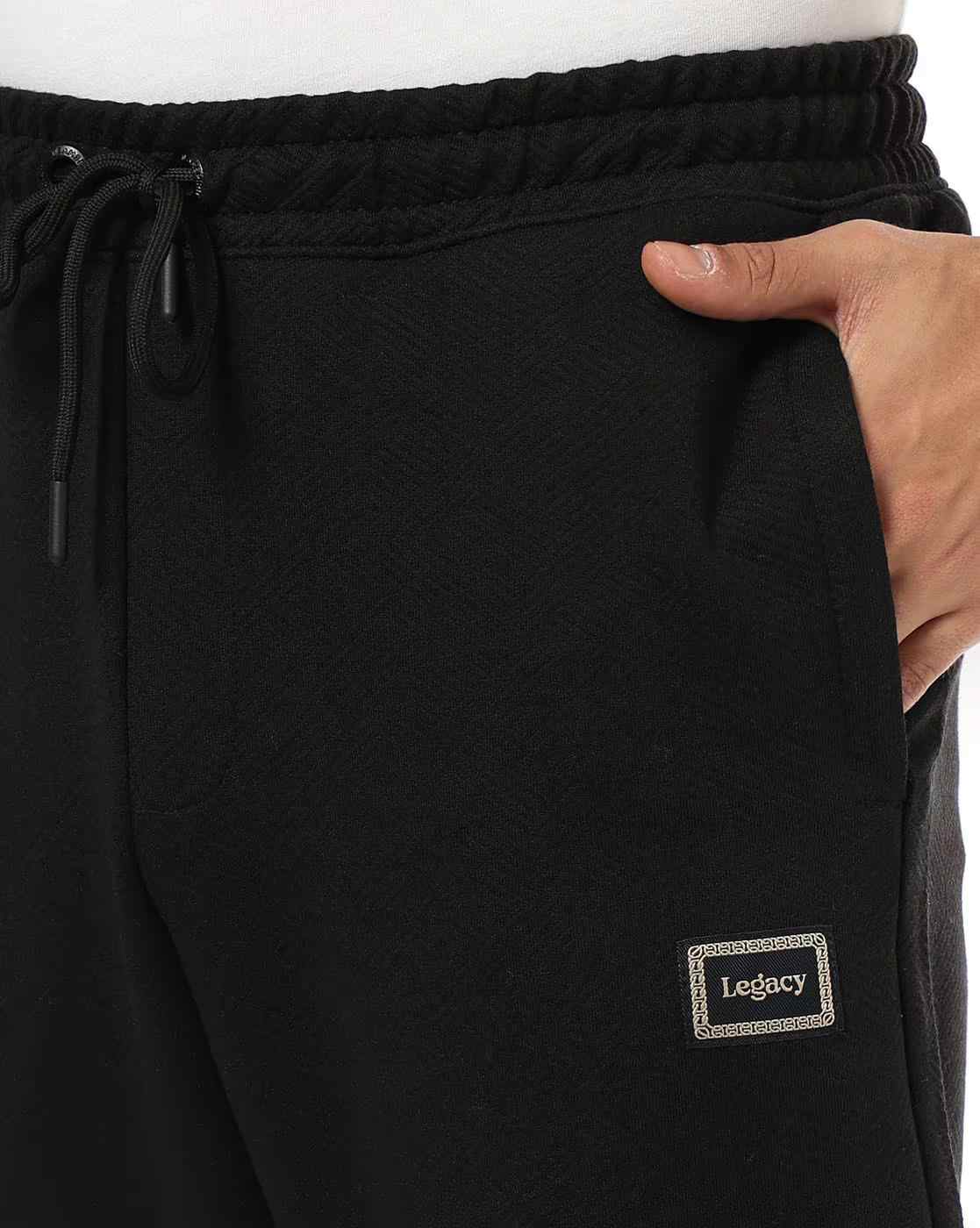 Teamspirit | Men Patterned Regular Fit Track Pants|3