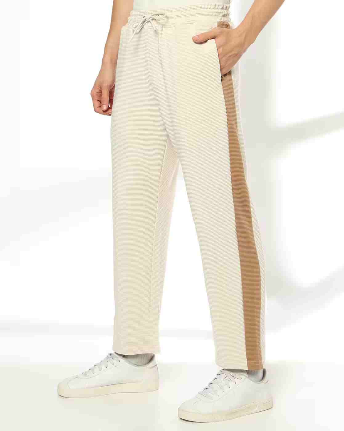 Teamspirit | Men Side Stripe Regular Fit Track Pants|0