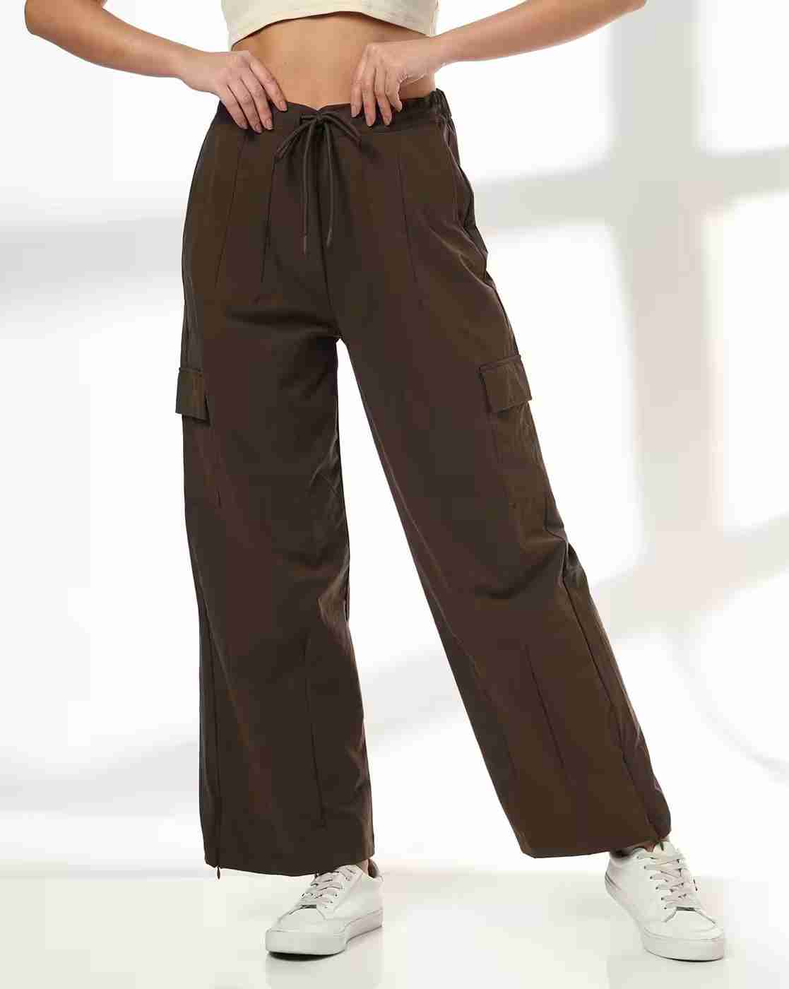 Women Regular Fit Utility Cargo Track Pants