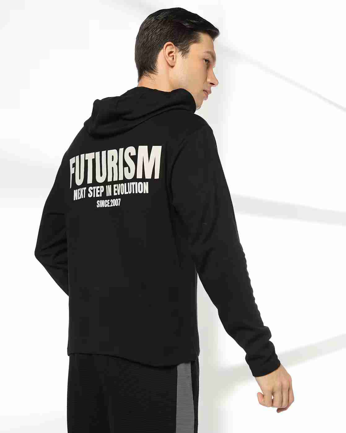 Teamspirit | Men Typographic Print Regular Fit Hoodie|0
