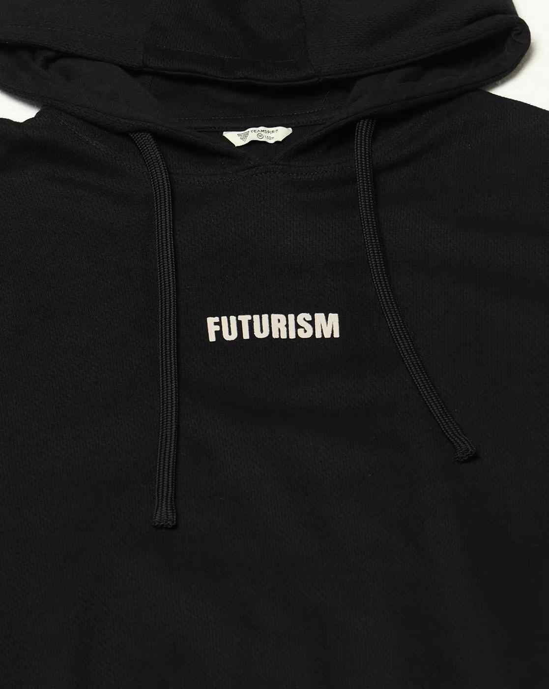 Teamspirit | Men Typographic Print Regular Fit Hoodie|5