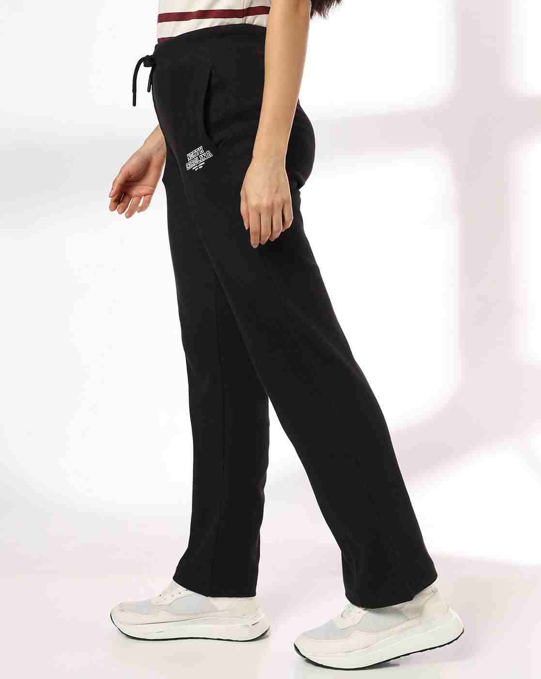 Teamspirit | Women Waffle Knit Straight Track Pants|1