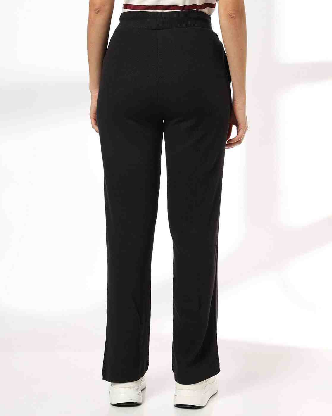 Teamspirit | Women Waffle Knit Straight Track Pants|2