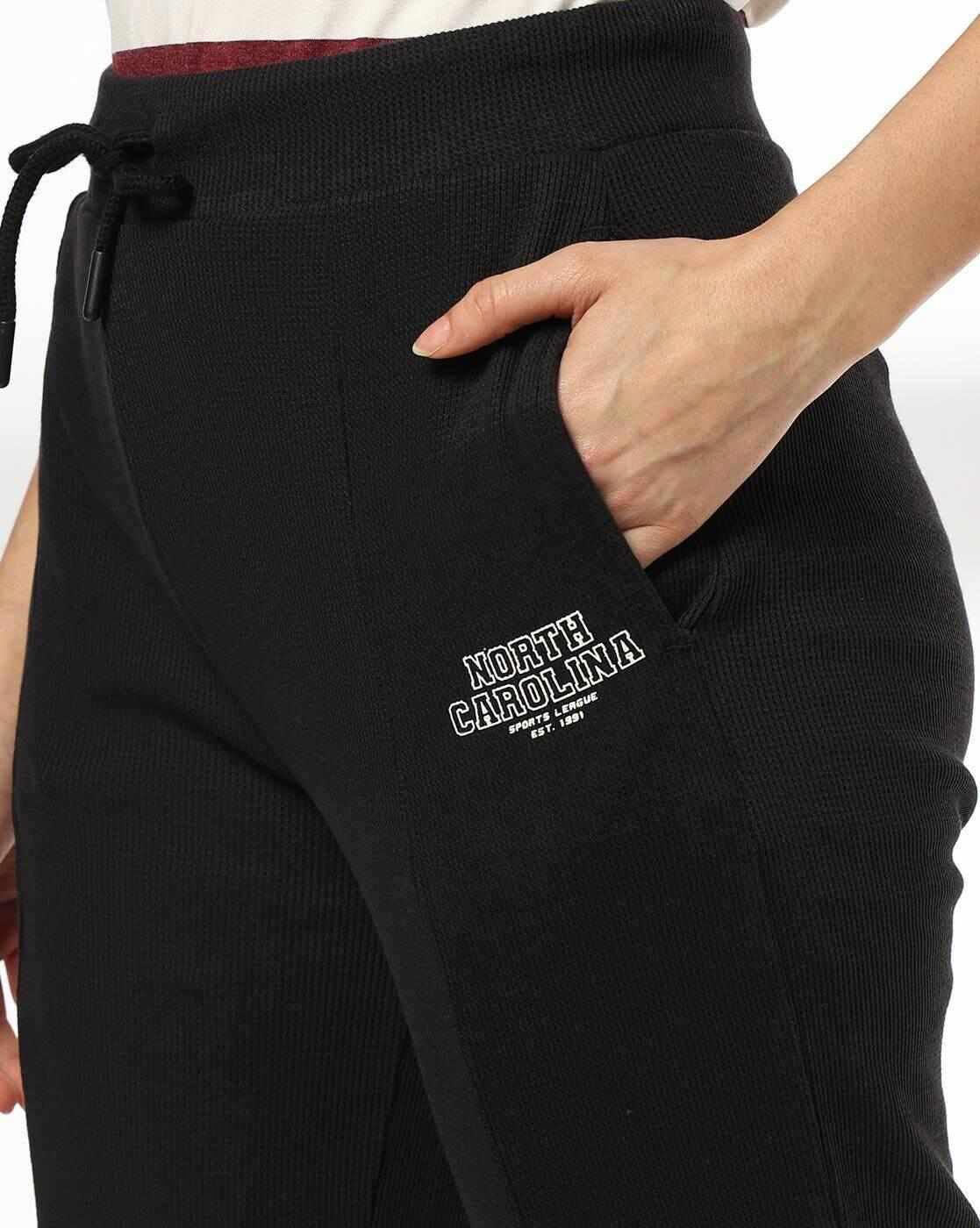Teamspirit | Women Waffle Knit Straight Track Pants|3