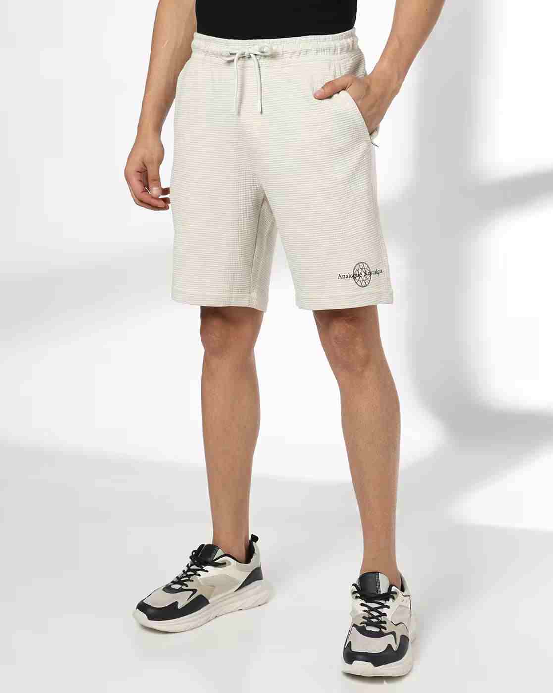 Teamspirit | Men Regular Fit Waffle Knit Shorts|0