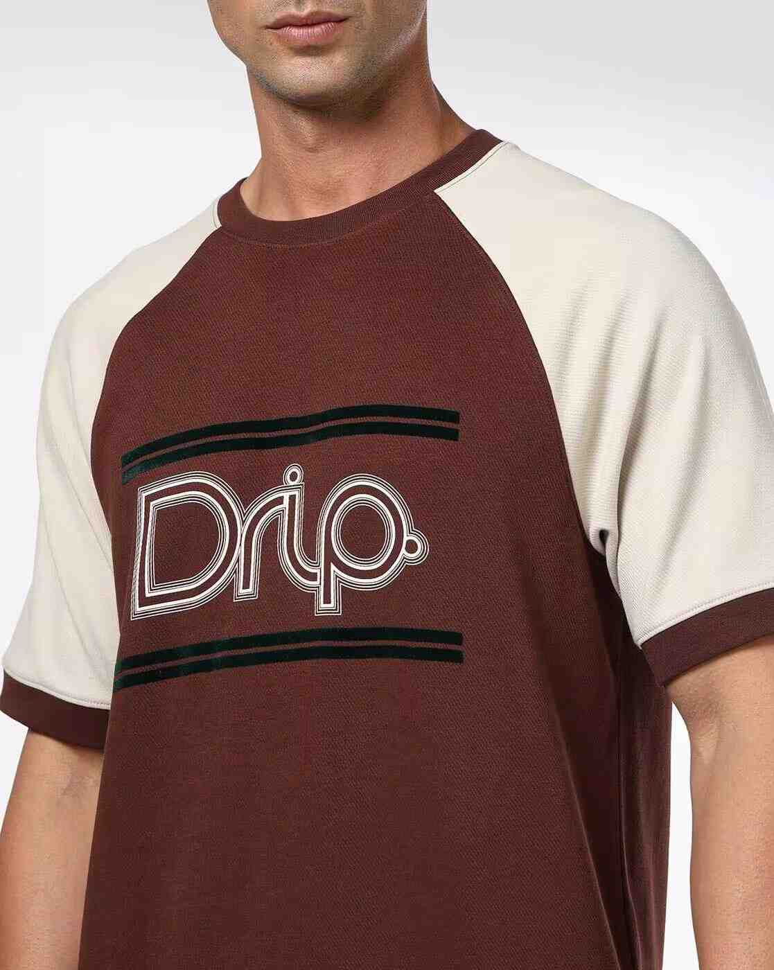 Teamspirit | Men Colourblock Regular Fit Crew-Neck T-Shirt|3