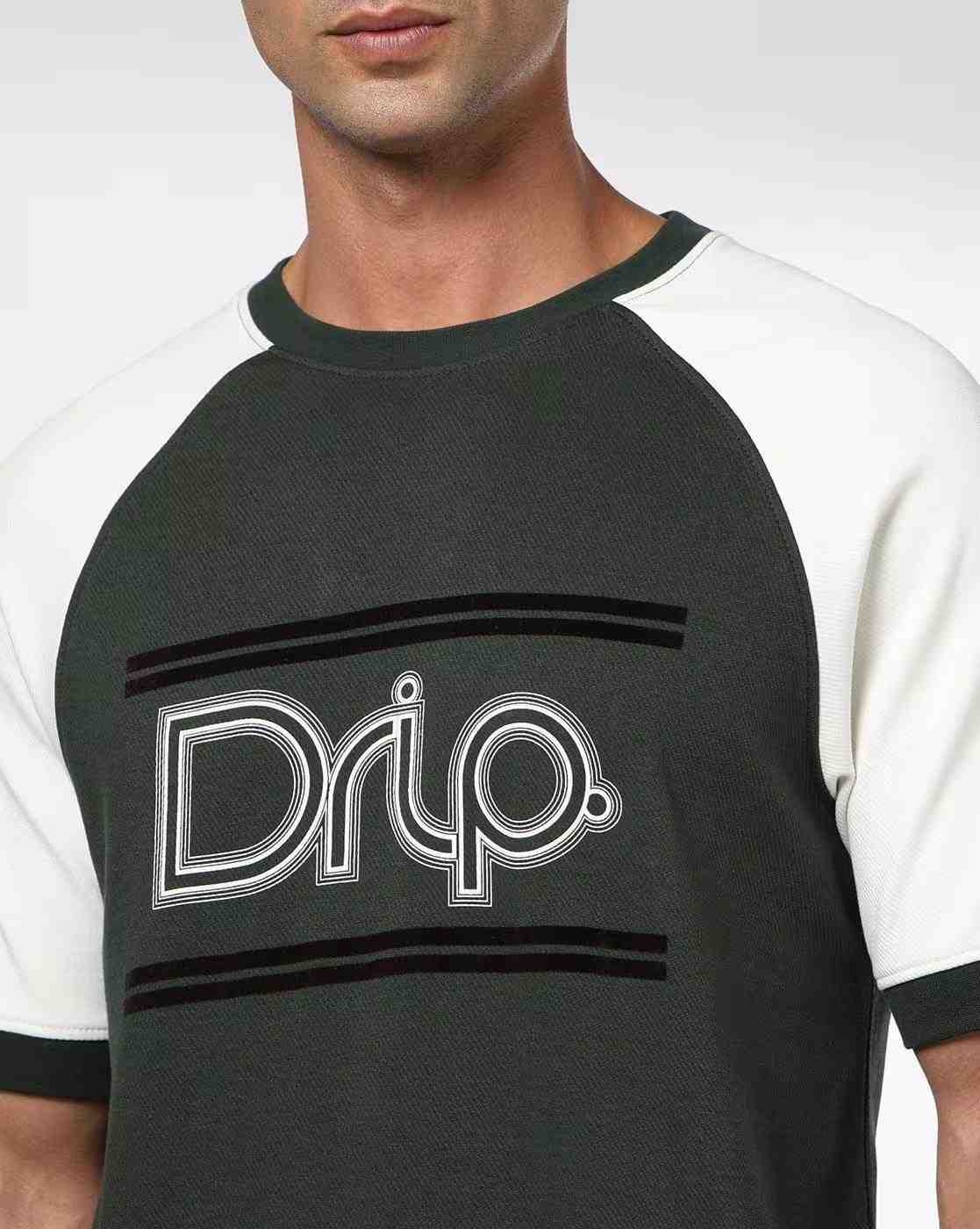 Teamspirit | Men Colourblock Regular Fit Crew-Neck T-Shirt|3