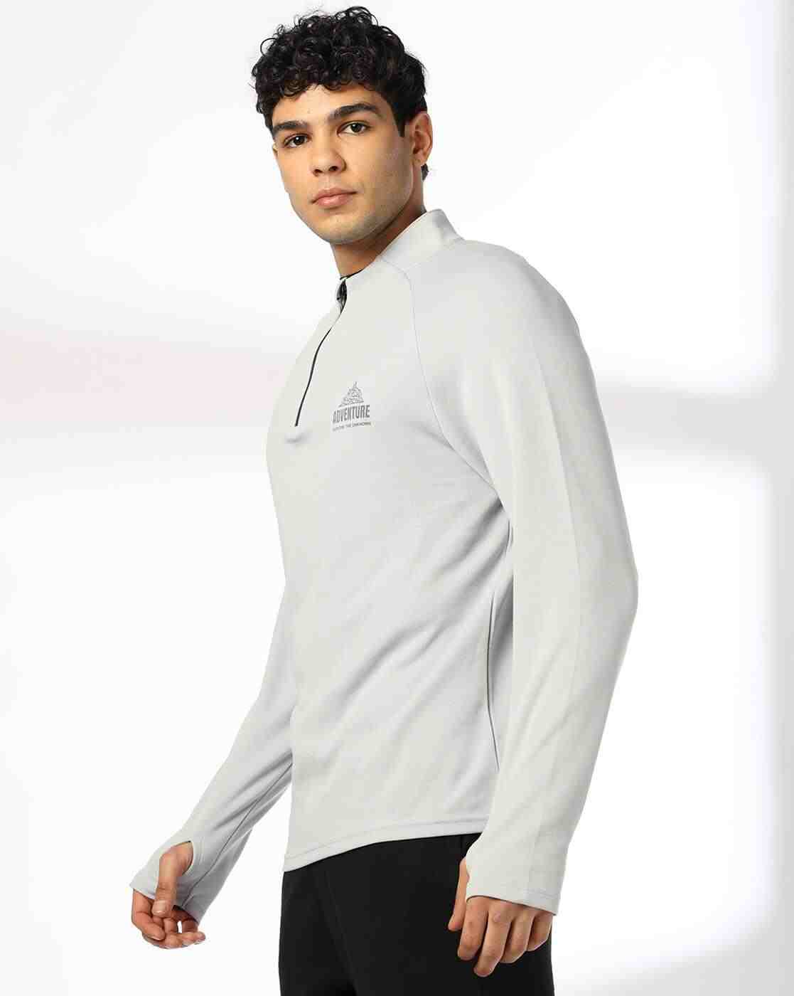 Teamspirit | Men Regular Fit Polo T-Shirt with Half-Zip Closure|1