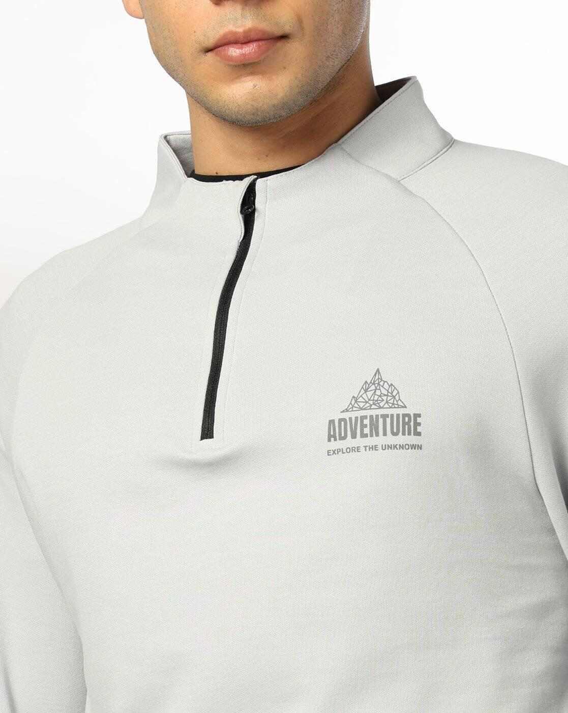 Teamspirit | Men Regular Fit Polo T-Shirt with Half-Zip Closure|4
