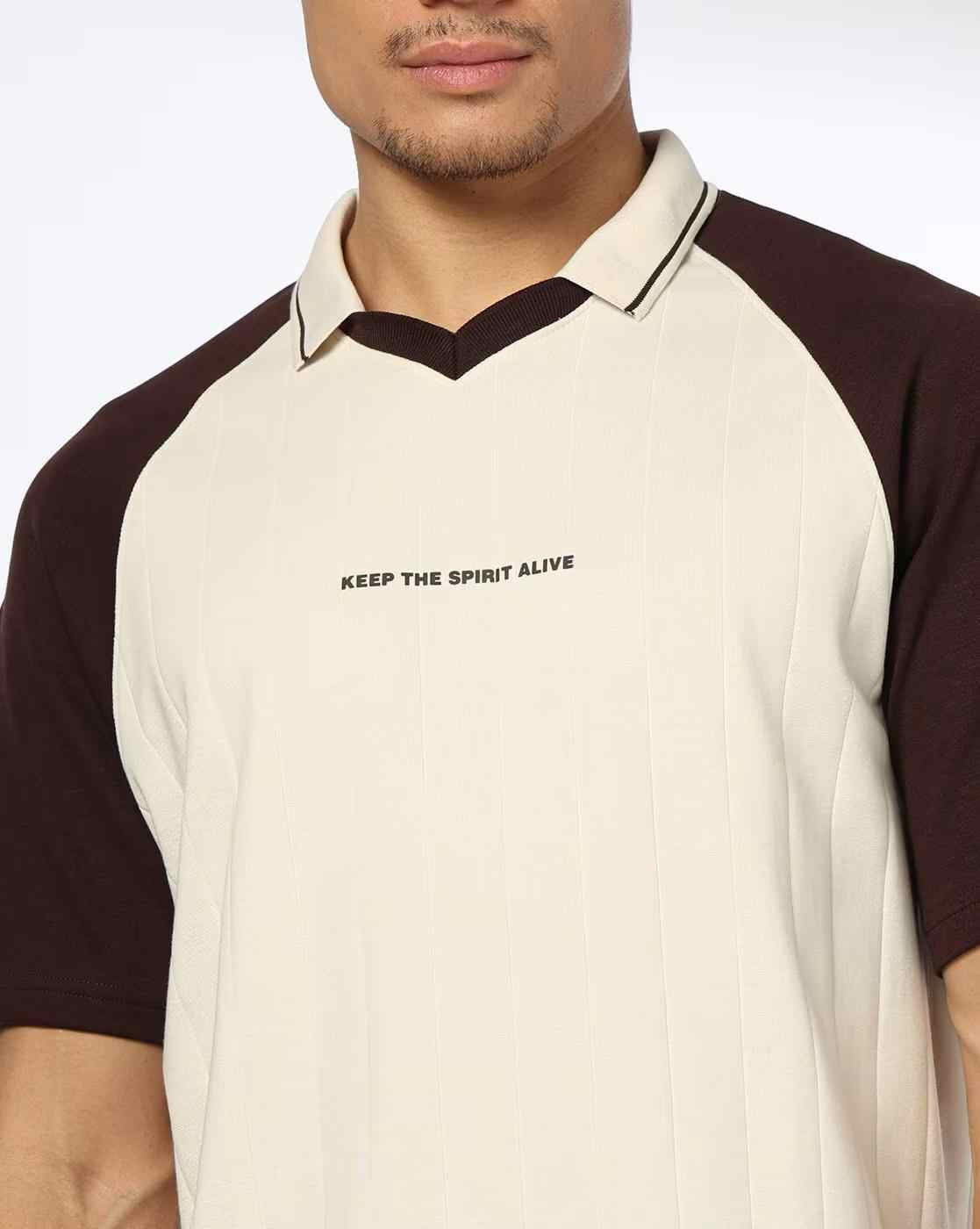 Teamspirit | Men Colourblock Regular Fit Polo T-Shirt|4