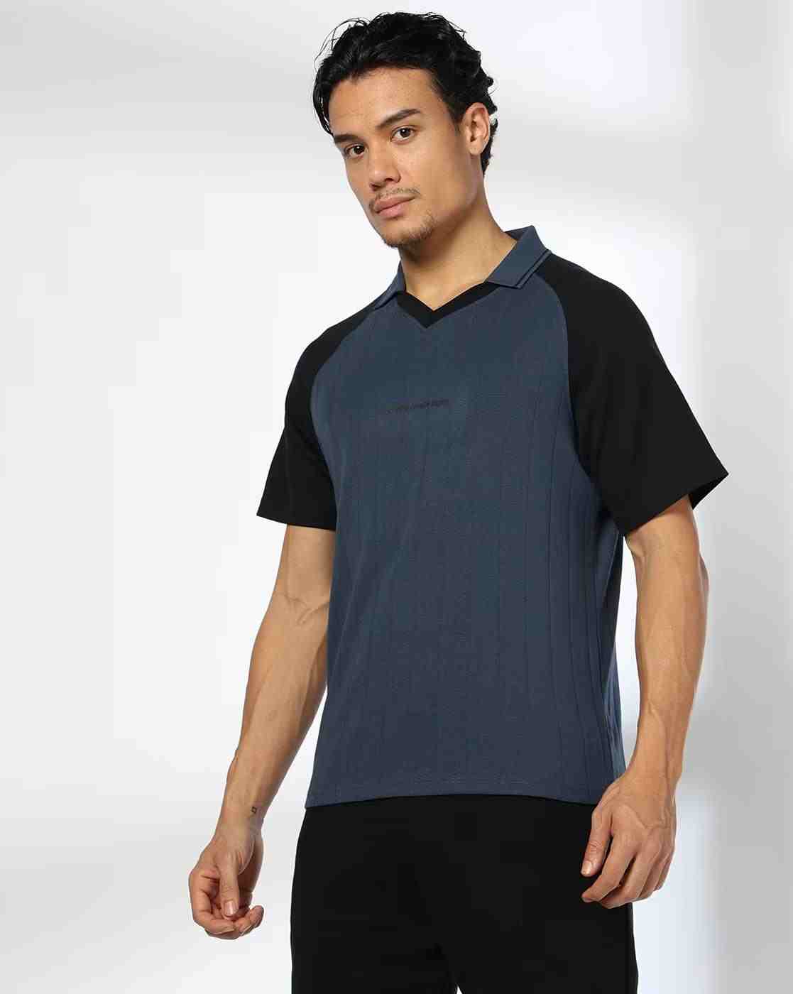 Teamspirit | Men Colourblock Regular Fit Polo T-Shirt|1
