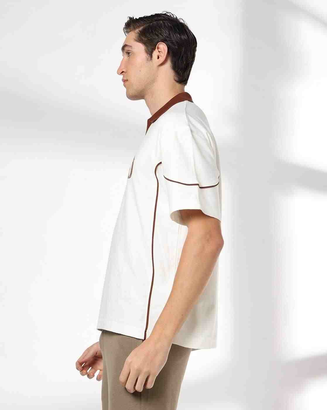 Teamspirit | Men Typographic Print Regular Fit Polo T-Shirt|1